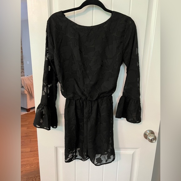 Francesca’s Black Lace Romper - Picture 7 of 9